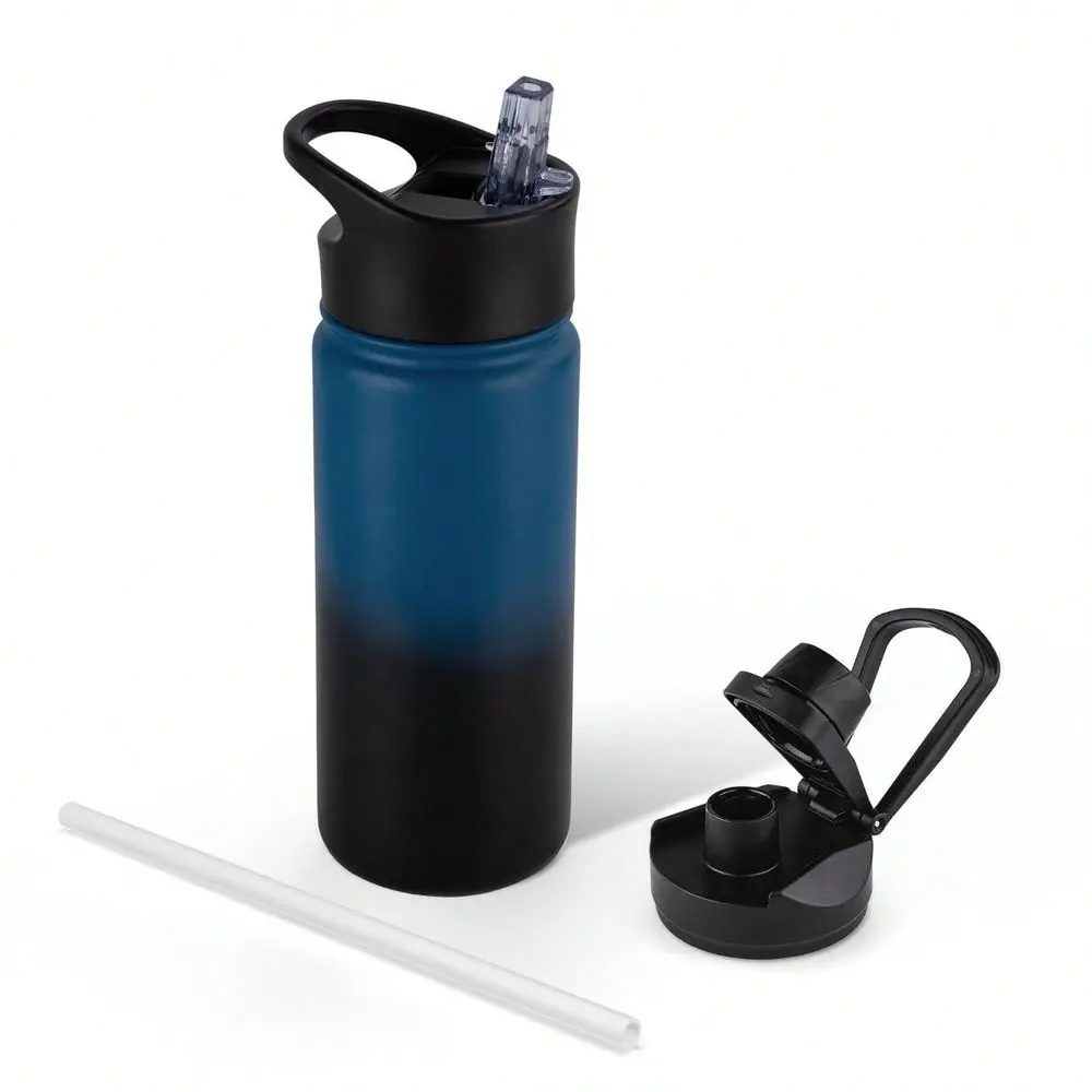 Water Bottle With Straw, Stainless Steel Sports Water Bottles With 2 Lids Straw And Wide Mouth Lid, Double Wall Vacuum, Leakpro
Water Bottle With Straw, Stainless Steel Sports Water Bottles With 2 Lids Straw And Wide Mouth Lid, Double Wall Vacuum, Leakpro