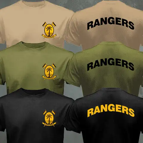 The Pakistan Rangers Punjab Sindh Rangers Pak Army Military T-shirt Short Sleeve Casual 100% Cotton Shirt