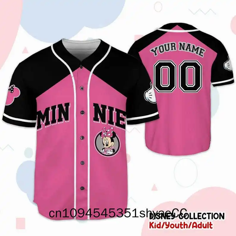 Custom Disney Minnie Baseball Jersey, Disney Coquette Baseball Shirt Sports, Birthday Gift, Magic Kingdom Family Summer Trip Mat
Custom Disney Minnie Baseball Jersey, Disney Coquette Baseball Shirt Sports, Birthday Gift, Magic Kingdom Family Summer Trip Mat