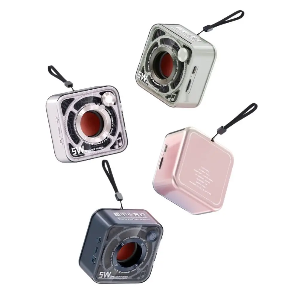 Transparent Small Wireless Bluetooth Speaker Mecha 5W Portable Subwoofer Loudspeaker Trendy Mini Speaker Sports
Transparent Small Wireless Bluetooth Speaker Mecha 5W Portable Subwoofer Loudspeaker Trendy Mini Speaker Sports