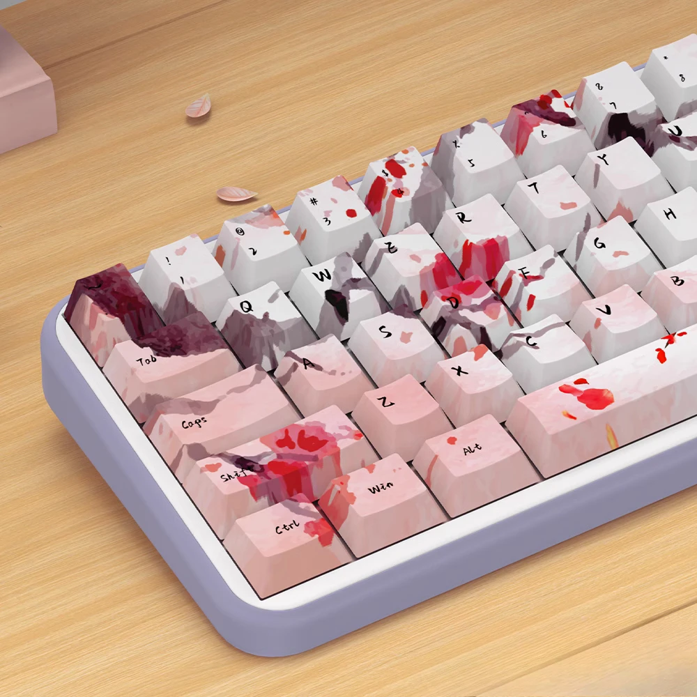 Ink cherry blossom rk61/104/108 Chinese style keycap, original high PBT custom ikbc87 mechanical keyboard
Ink cherry blossom rk61/104/108 Chinese style keycap, original high PBT custom ikbc87 mechanical keyboard