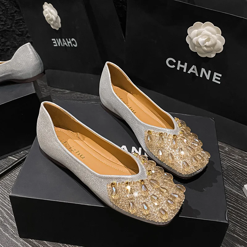 Women Shoes Round Toe Luxury Shoes Party Slip-on Flat Shoes Comfortable Wedding Pumps free shipping
Women Shoes Round Toe Luxury Shoes Party Slip-on Flat Shoes Comfortable Wedding Pumps free shipping