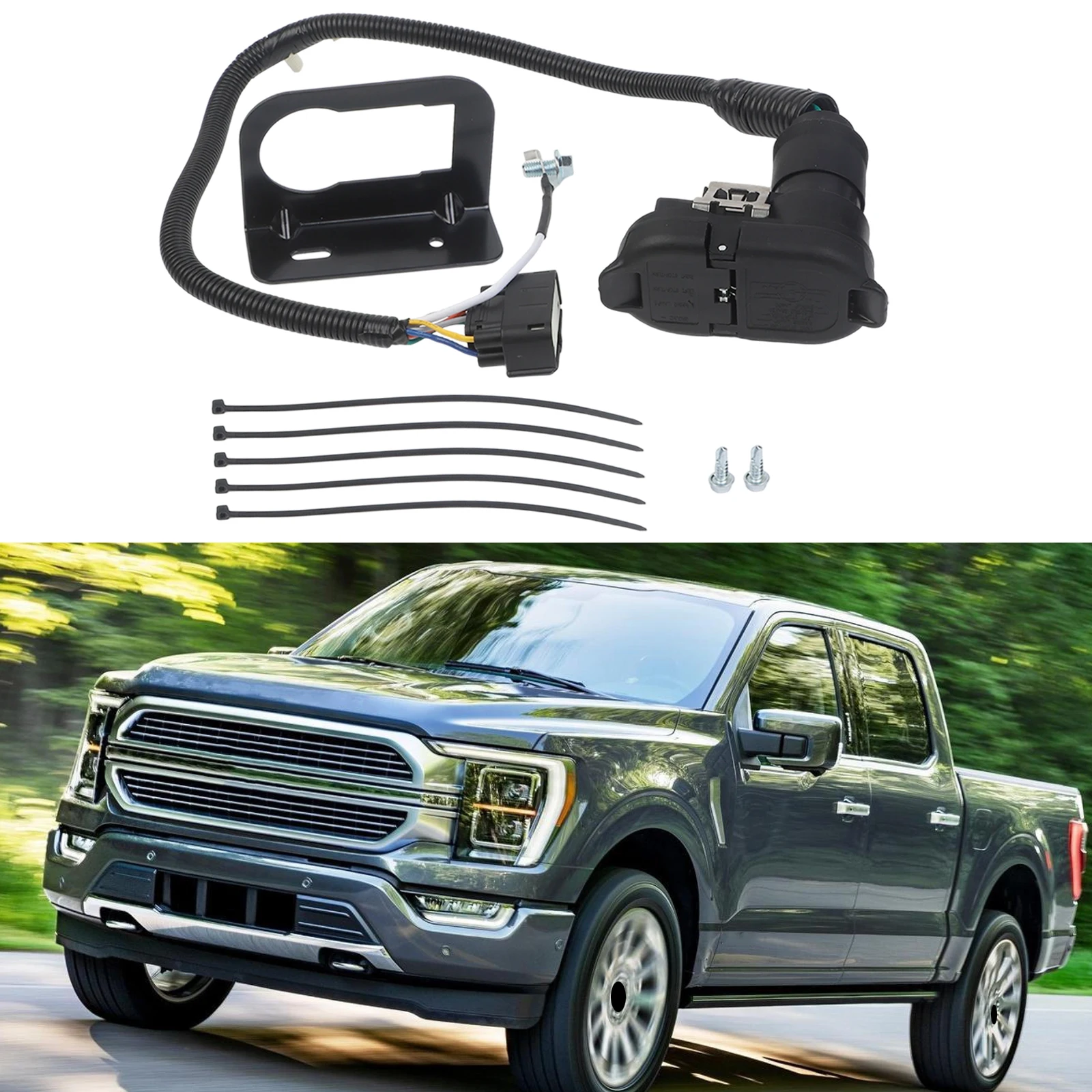 Комплект для буксировки прицепа для Ford F150 2009-2014, задний бампер с номером OEM 9L3Z15A416A и металлическим кронштейном для крепления
Комплект для буксировки прицепа для Ford F150 2009-2014, задний бампер с номером OEM 9L3Z15A416A и металлическим кронштейном для крепления