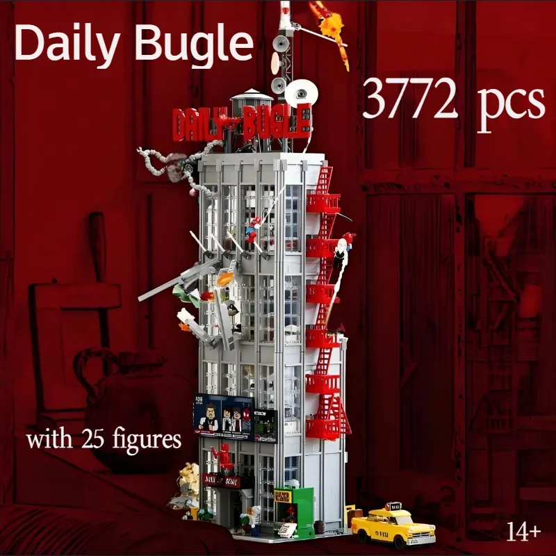 Popular 3772pcs Heroe Series Spider Daily Bugle Horn Daily Building Building Blocks Puzzle Model Toys For Birthday Ornament Gift
Popular 3772pcs Heroe Series Spider Daily Bugle Horn Daily Building Building Blocks Puzzle Model Toys For Birthday Ornament Gift