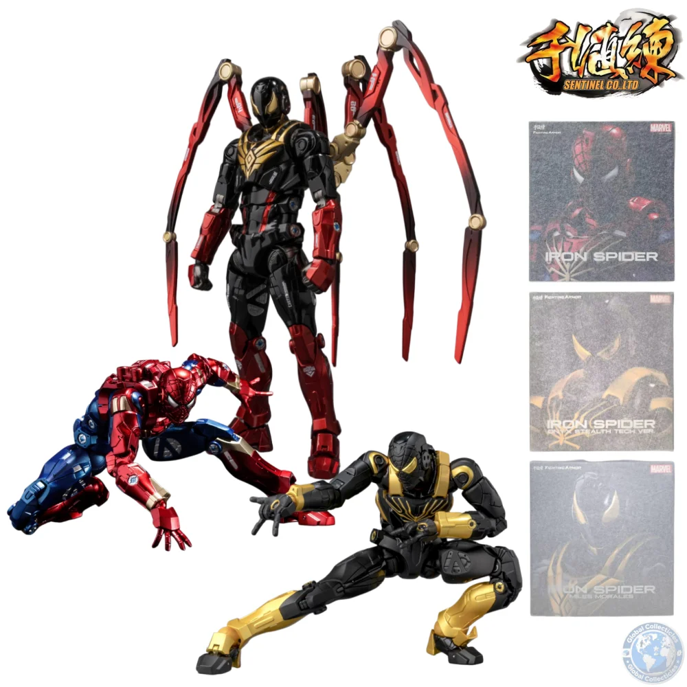 SENTINEL Official Licensed Fighting Armor Iron Spider/ONYX STEALTH TECH/Miles Morales Mecha Finished Product Anime Action Figure
SENTINEL Official Licensed Fighting Armor Iron Spider/ONYX STEALTH TECH/Miles Morales Mecha Finished Product Anime Action Figure