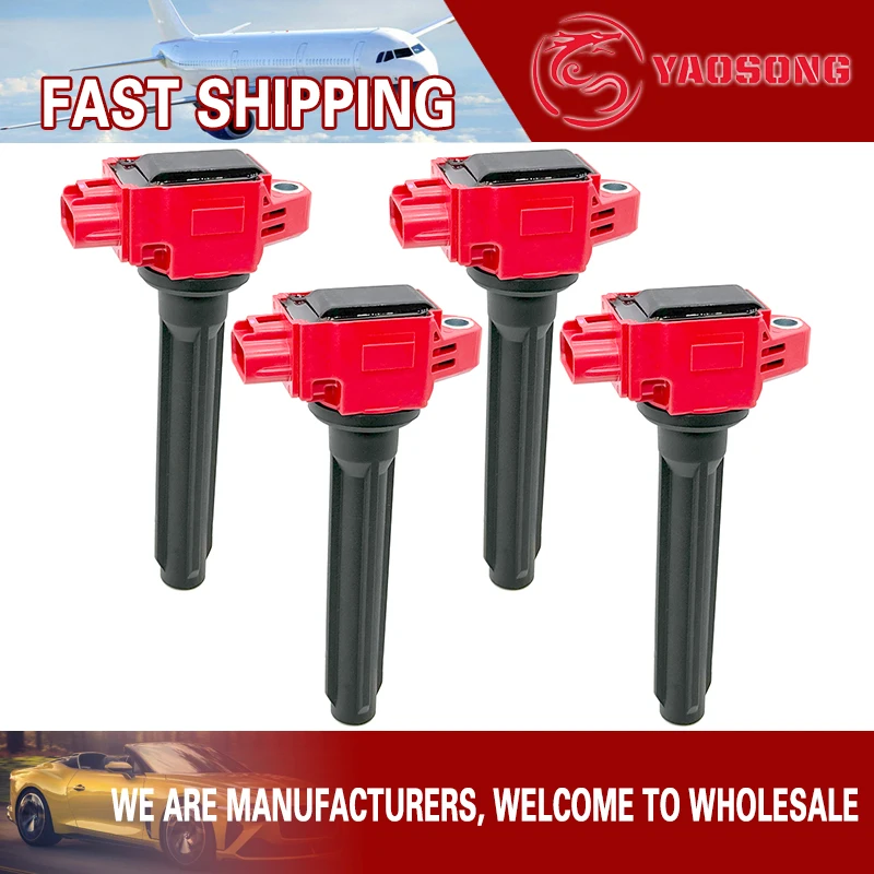 4PCS HIGH PERFORMANCE IGNITION COIL 1832A062 FK0443 UF814 UF-814 COMPATIBLE WITH Mitsubishi Outlander 2.4L L4 4J12
4PCS HIGH PERFORMANCE IGNITION COIL 1832A062 FK0443 UF814 UF-814 COMPATIBLE WITH Mitsubishi Outlander 2.4L L4 4J12