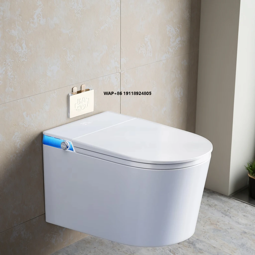 Factory Direct Floor Mounted Toilet-Smart Heated Seat Auto Flush Radar Sensor Rear Washing Remote Control Wholesale