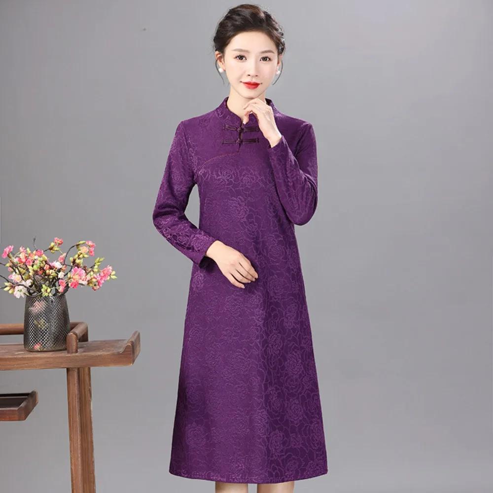 Hanfu Cheongsams Autumn Chinese Style Dress for Women Clothing Fashion Clothes Qipao Ethnic Style Party Performance Costume
Hanfu Cheongsams Autumn Chinese Style Dress for Women Clothing Fashion Clothes Qipao Ethnic Style Party Performance Costume