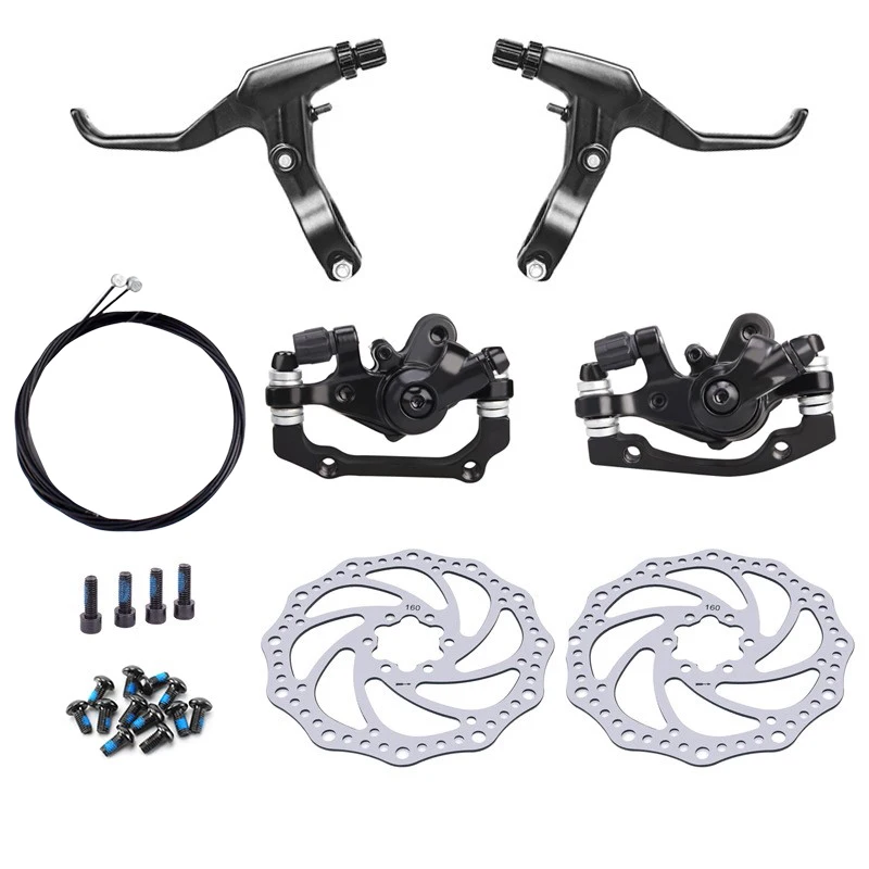 23pcs/set Mountain Road Bicycle Mechanical Disc Brake Front And 20mm Rear Set With 160mm Disc Rotors Bike Brake Repair Tool Part
23pcs/set Mountain Road Bicycle Mechanical Disc Brake Front And 20mm Rear Set With 160mm Disc Rotors Bike Brake Repair Tool Part