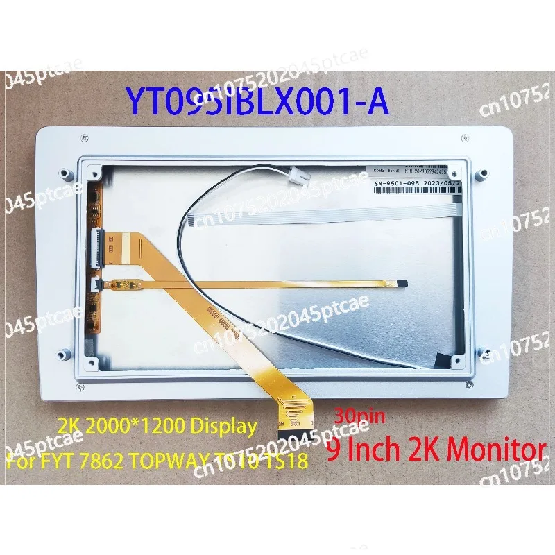 9.5 Inch IPS 2K 1200*2000 for Teyes Radio LCD QLED Screen with Touch Sensor Digitize YT095IBLXL001 002 003 A B C 30Pin
9.5 Inch IPS 2K 1200*2000 for Teyes Radio LCD QLED Screen with Touch Sensor Digitize YT095IBLXL001 002 003 A B C 30Pin