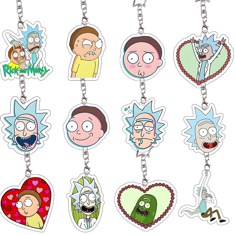 Rick Sanchez Acrylic Keychain Anime Cartoon Morty Smith Bag Pendant Pickle Rick Portable Character Keyring Student Birthday Gift
Rick Sanchez Acrylic Keychain Anime Cartoon Morty Smith Bag Pendant Pickle Rick Portable Character Keyring Student Birthday Gift
