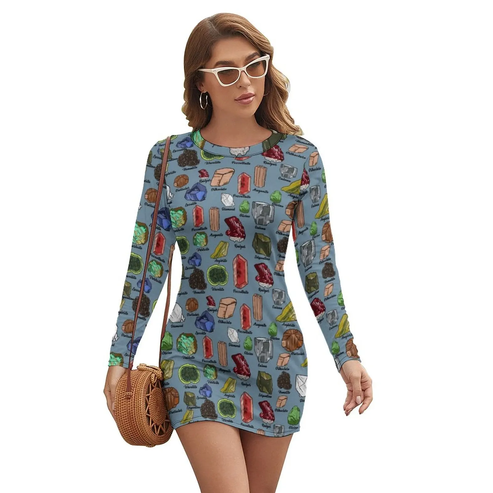 Minerals Long-sleeved Dress Women's summer suit women's clothing korea stylish
Minerals Long-sleeved Dress Women's summer suit women's clothing korea stylish