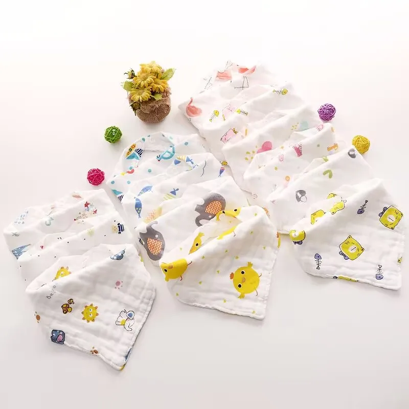 5Pcs Muslin Baby Bibs 100% Natural Cotton Soft Baberos Bebe Animal Bandana Infant Smock Burp Cloth Feeding Saliva Drool Towel
5Pcs Muslin Baby Bibs 100% Natural Cotton Soft Baberos Bebe Animal Bandana Infant Smock Burp Cloth Feeding Saliva Drool Towel