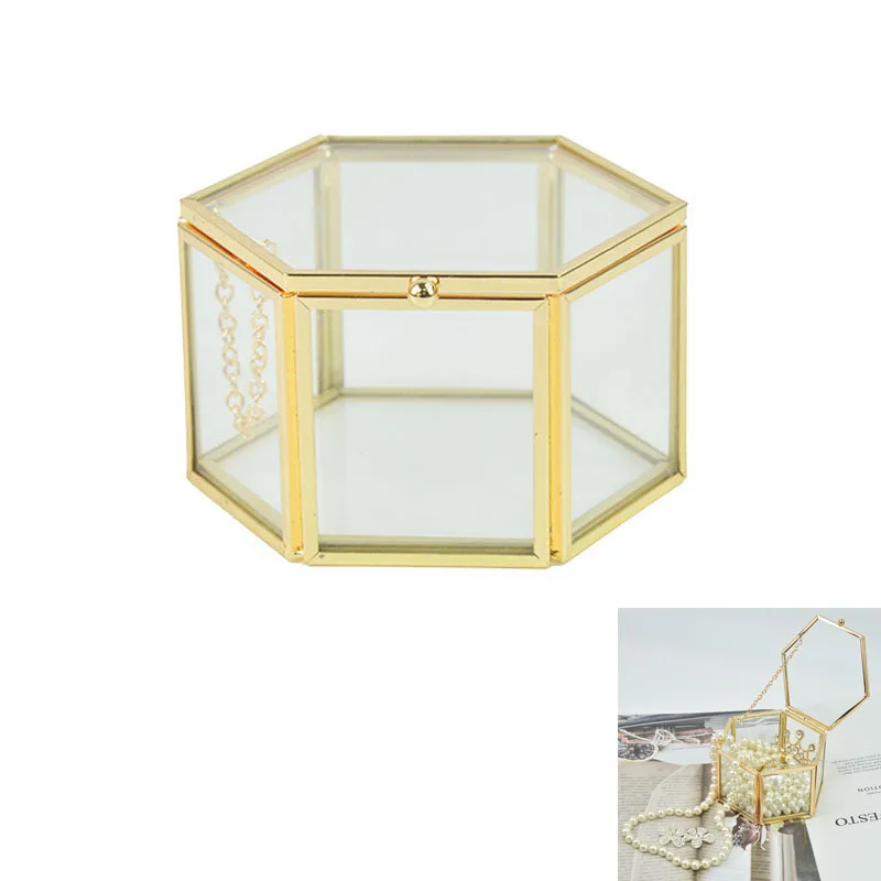 Vintage Hexagon Glass Keepsake Box Ornate Trinket Display Organizer Case Keepsake Box Gift For Women And Girls Home Decorative
Vintage Hexagon Glass Keepsake Box Ornate Trinket Display Organizer Case Keepsake Box Gift For Women And Girls Home Decorative