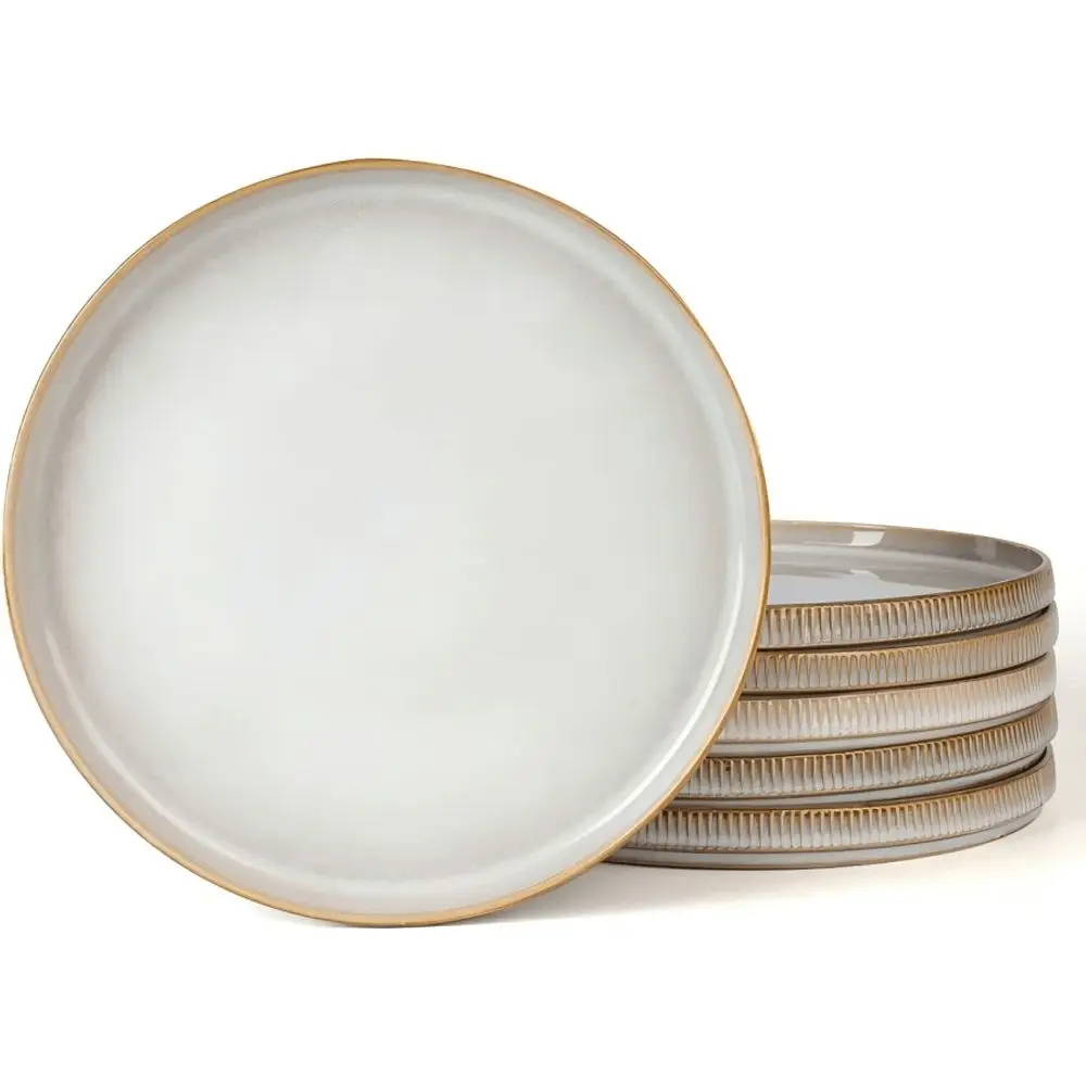 Richmount 6 Piece 10 Inches Plate Set, Dinner Plates For 6, Scratch Resistant, Stoneware Dinnerware, Modern Rustic Servi
Richmount 6 Piece 10 Inches Plate Set, Dinner Plates For 6, Scratch Resistant, Stoneware Dinnerware, Modern Rustic Servi