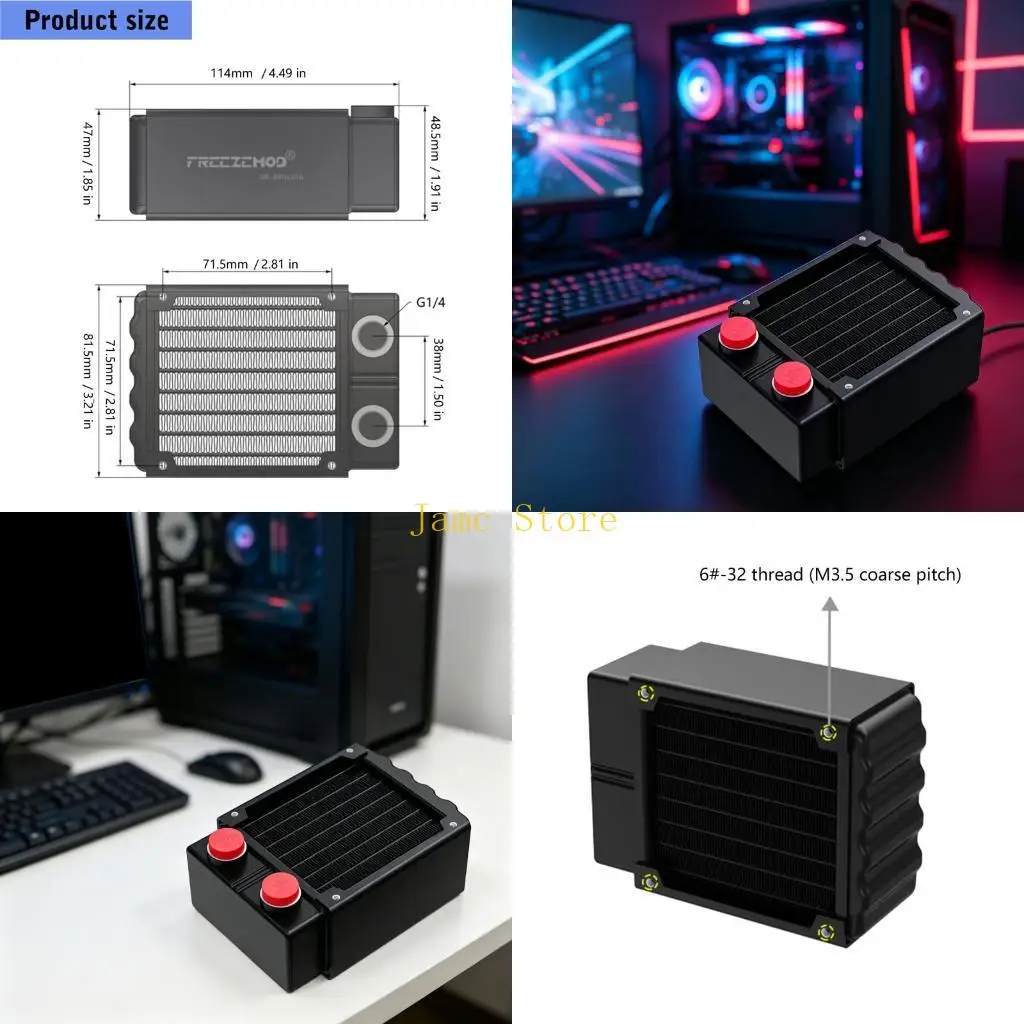 LX0B Effective 8cm Fan Compatible Liquid Cooling Heat Sink With 16 Pathways For Better Temperature Control
LX0B Effective 8cm Fan Compatible Liquid Cooling Heat Sink With 16 Pathways For Better Temperature Control