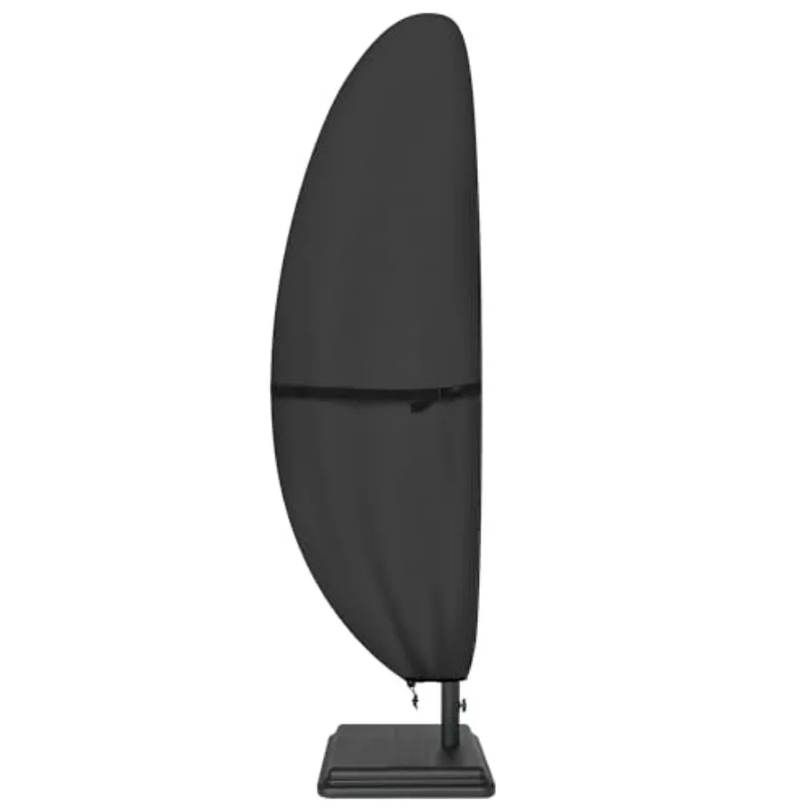 Patio Parasol 600D Waterproof Outdoor Banana Style Cover Cantilever, Black
Patio Parasol 600D Waterproof Outdoor Banana Style Cover Cantilever, Black