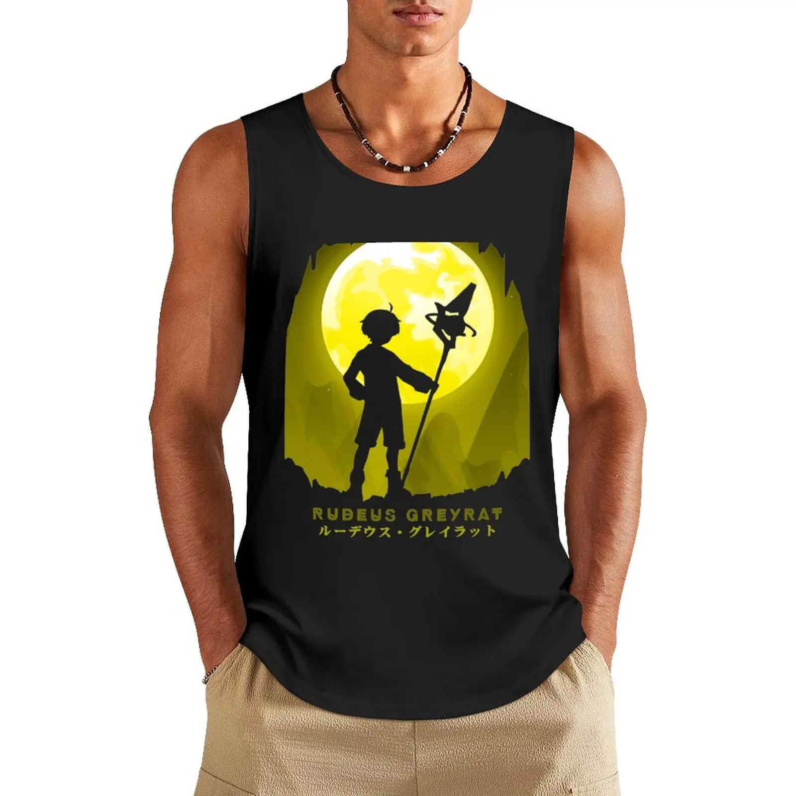 RUDEUS GREYRAT Tank Top bodybuilding bodybuilding t-shirt Men's fitness t-shirt Japanese t-shirt
RUDEUS GREYRAT Tank Top bodybuilding bodybuilding t-shirt Men's fitness t-shirt Japanese t-shirt