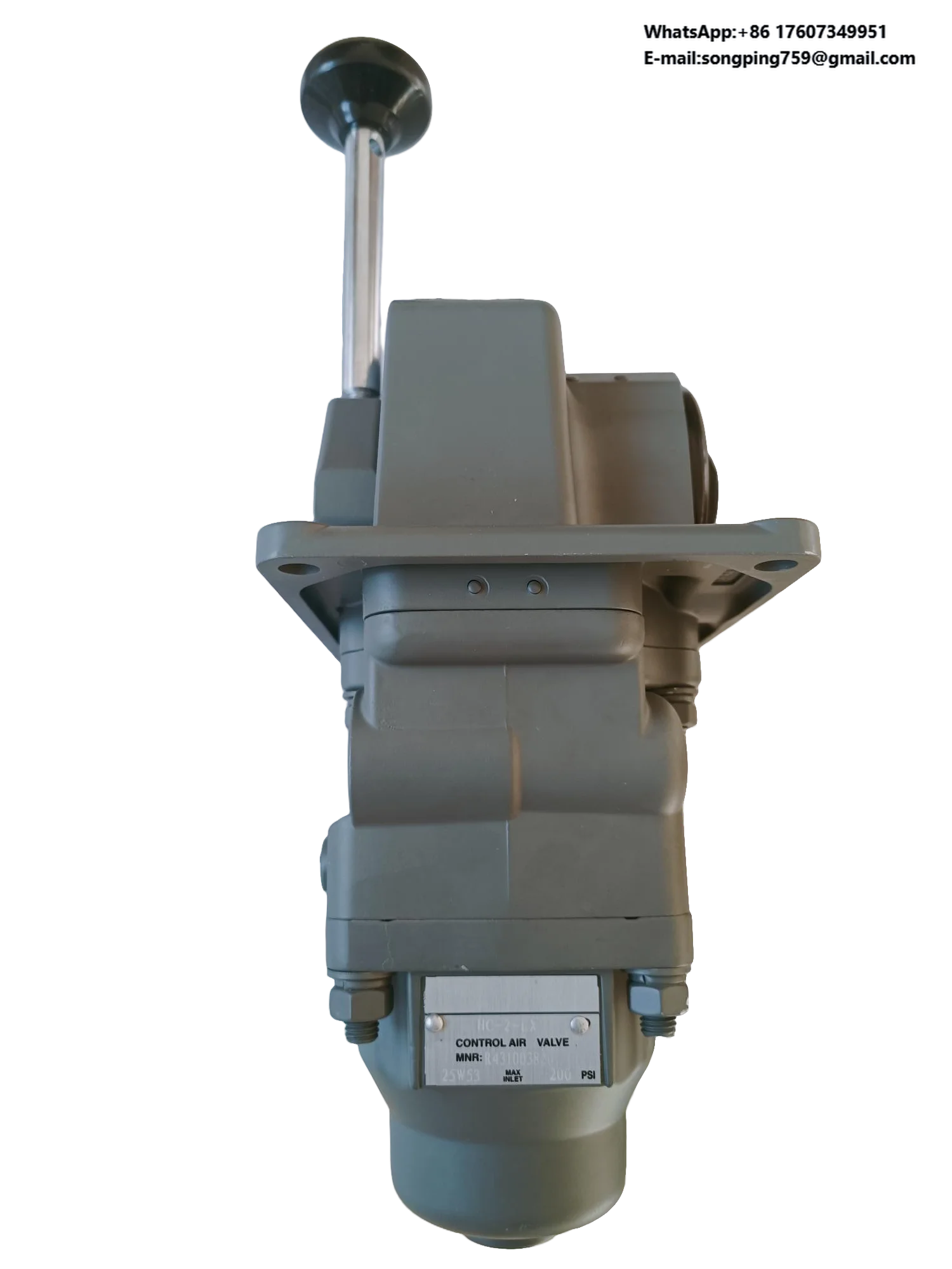R431003826 HC-2-LX Pneumatic Air Control Valve Lever Operated Customized Color OEM/ODM Supported P -055582-00002 0-125 psi
R431003826 HC-2-LX Pneumatic Air Control Valve Lever Operated Customized Color OEM/ODM Supported P -055582-00002 0-125 psi