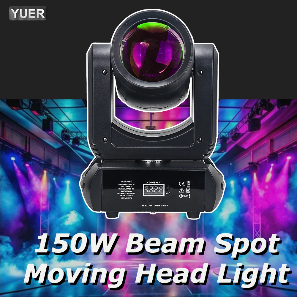 Moving Head Light Mini LED 150W Beam Spot 18 Rotating Prisms Dmx Stage Effect Light Disco Dj Bar Wedding Club Music Party Indoor
Moving Head Light Mini LED 150W Beam Spot 18 Rotating Prisms Dmx Stage Effect Light Disco Dj Bar Wedding Club Music Party Indoor