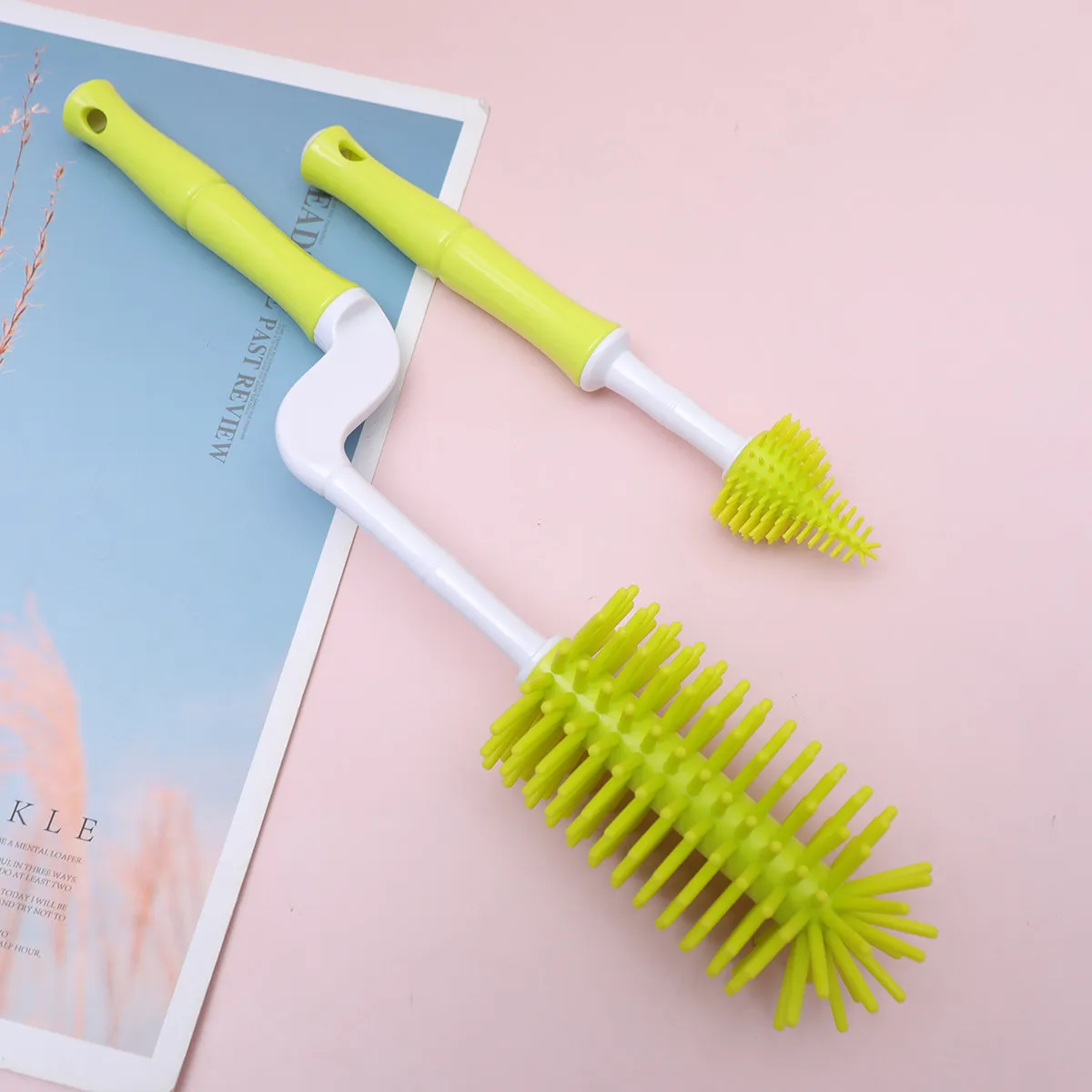 1Set Baby Bottle Cleaning Brush Set Eco Friendly Rotatable 360 Degree Handle Pacifier Sponge Brush for Feeding Bottles Nursing
1Set Baby Bottle Cleaning Brush Set Eco Friendly Rotatable 360 Degree Handle Pacifier Sponge Brush for Feeding Bottles Nursing
