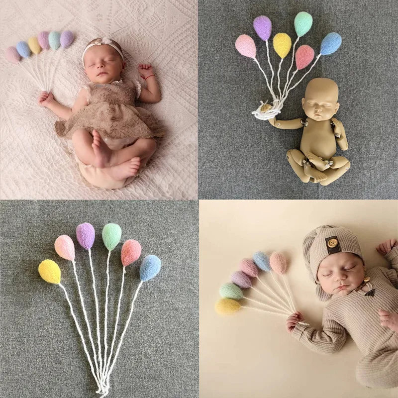 ❤️Newborn Photography Props Accessories Knitted Colored Balloons 6Pcs/set Studio Baby Photo Decoration Infant Shoot Accessory
❤️Newborn Photography Props Accessories Knitted Colored Balloons 6Pcs/set Studio Baby Photo Decoration Infant Shoot Accessory
