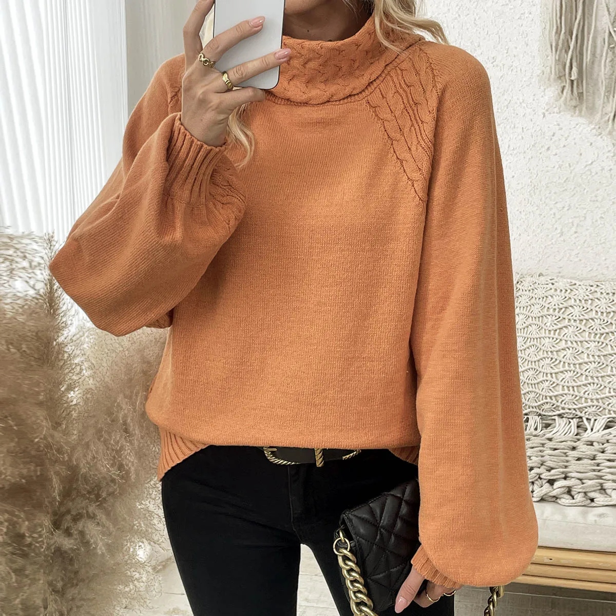2025 A/W Wheat Stitch Straight Fit Mock Neck Sweater | EU/US New
2025 A/W Wheat Stitch Straight Fit Mock Neck Sweater | EU/US New