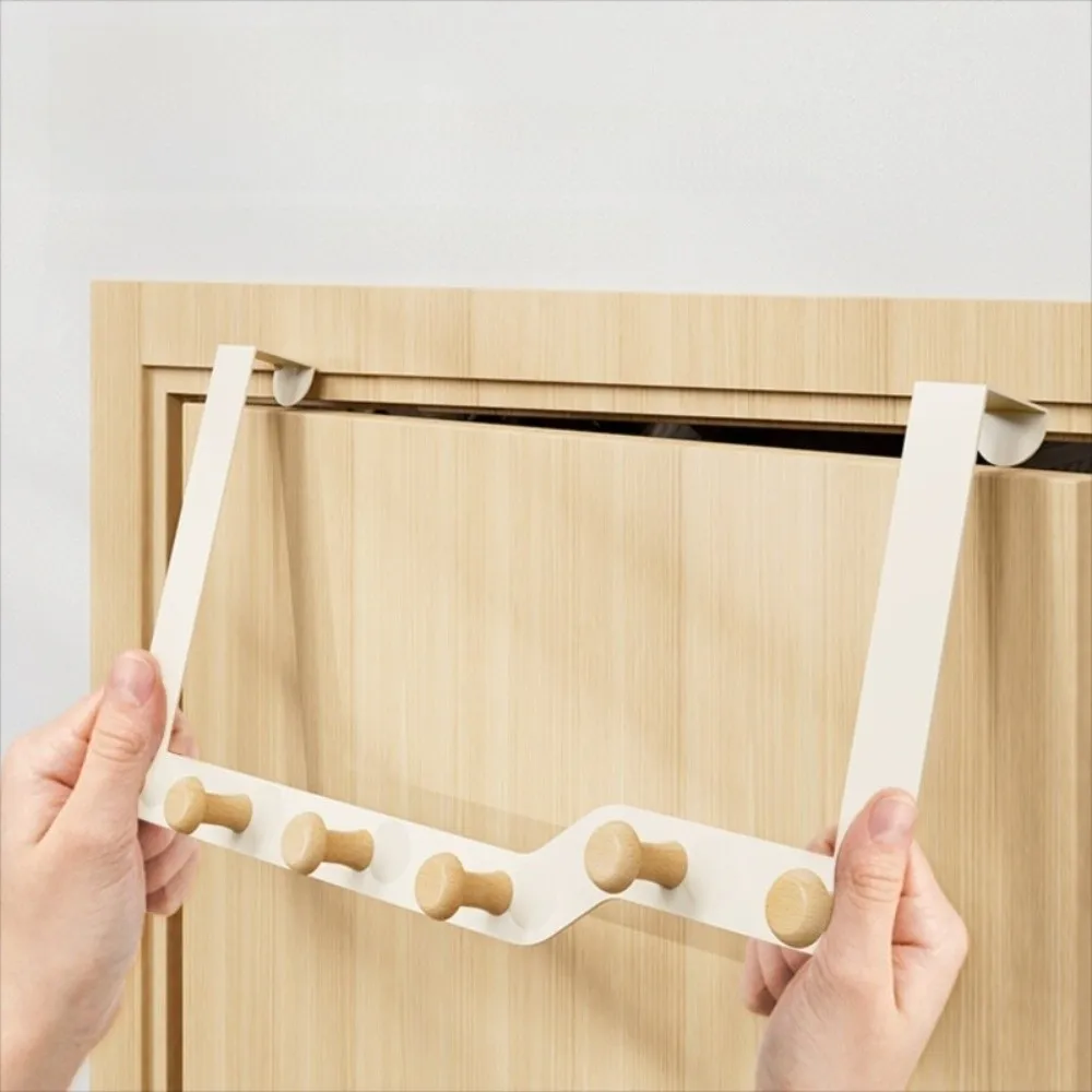 Вешалка-органайзер на 5/6 крючков для ванной комнаты, деревянная, без сверления, экономит место, для одежды, пальто, шляп, полотенец
Вешалка-органайзер на 5/6 крючков для ванной комнаты, деревянная, без сверления, экономит место, для одежды, пальто, шляп, полотенец