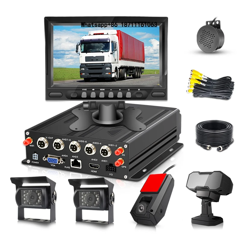 4 Channel Fleet Management ADAS DSM System 1080P Video Recorder 3G 4G Wifi for Trucks Mobile MDVR LCD TFT IPS Screen Types
4 Channel Fleet Management ADAS DSM System 1080P Video Recorder 3G 4G Wifi for Trucks Mobile MDVR LCD TFT IPS Screen Types
