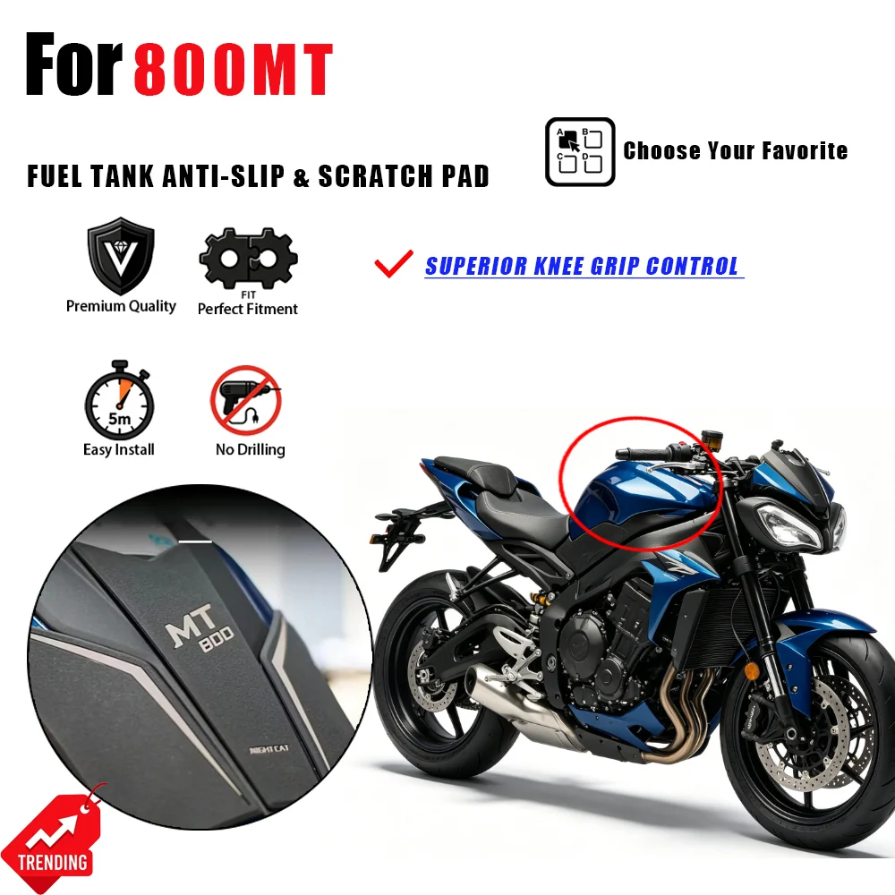 For 800MT Motorcycle Fuel Tank Pad Sticker Fish Bone Decal Anti-slip Side Pad Accesorios Moto Pegatinas Tanque 800 MT Part
For 800MT Motorcycle Fuel Tank Pad Sticker Fish Bone Decal Anti-slip Side Pad Accesorios Moto Pegatinas Tanque 800 MT Part