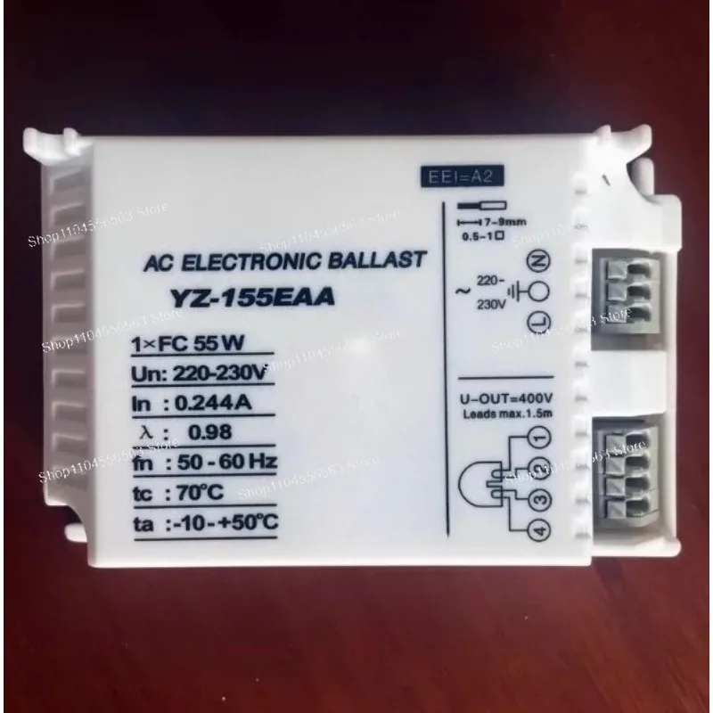 YZ-155EAA Electronic Ballast - 55W AC220-230V Fit T5 Ring Fluorescent Lamp Standard Reator
YZ-155EAA Electronic Ballast - 55W AC220-230V Fit T5 Ring Fluorescent Lamp Standard Reator