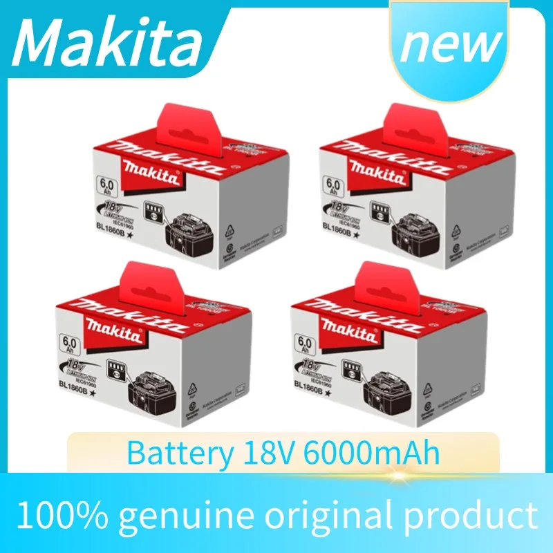 Original Makita 18V Lithium-Ion Battery, Professional Makita 18 v battery 6Ah, High Power batterie makita 18v with Overcharge
Original Makita 18V Lithium-Ion Battery, Professional Makita 18 v battery 6Ah, High Power batterie makita 18v with Overcharge