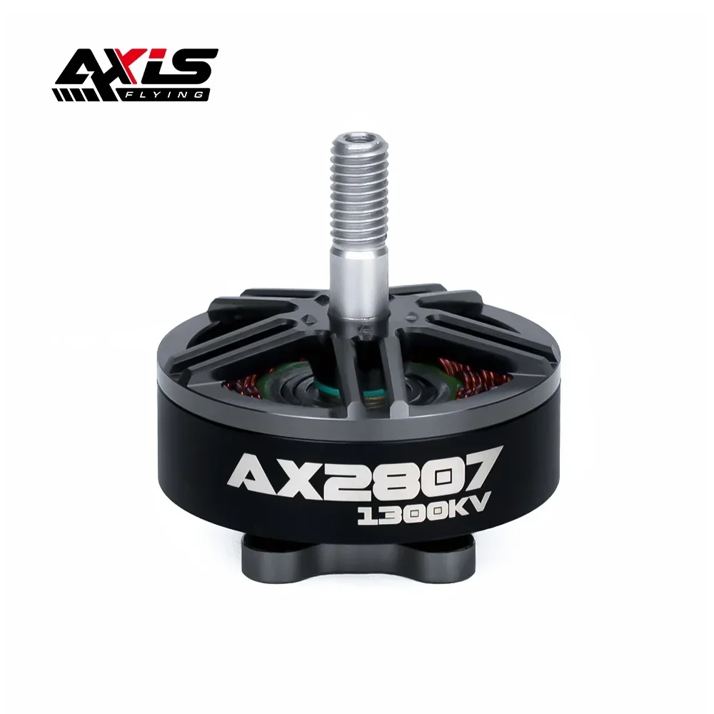 Бесщеточный двигатель Axisflying AX2807, 1300 кВ для 7-дюймового FPV дрона для фристайла, сделай сам, высокопрочные легкие детали дрона
Бесщеточный двигатель Axisflying AX2807, 1300 кВ для 7-дюймового FPV дрона для фристайла, сделай сам, высокопрочные легкие детали дрона