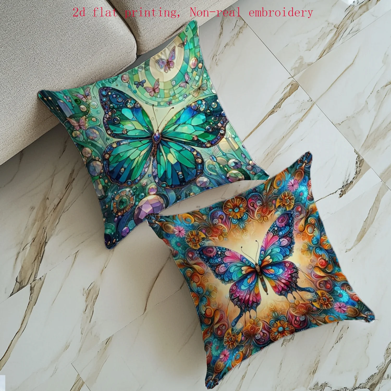 Colorful butterflies mainly double-sided Printed pillow cover Short plush Suitable living room bedrooms sofa throw cushion cover
Colorful butterflies mainly double-sided Printed pillow cover Short plush Suitable living room bedrooms sofa throw cushion cover