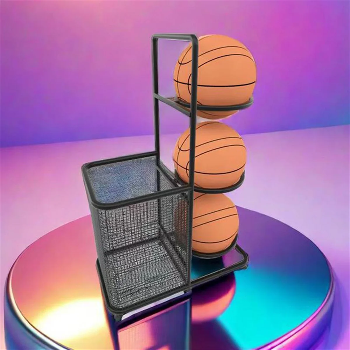 【Прямая цена】Стеллаж для хранения баскетбола, спортивный мяч, футбольный органайзер, многослойная подставка для хранения мячей, чугунный гаражный органайзер 
【Прямая цена】Стеллаж для хранения баскетбола, спортивный мяч, футбольный органайзер, многослойная подставка для хранения мячей, чугунный гаражный органайзер