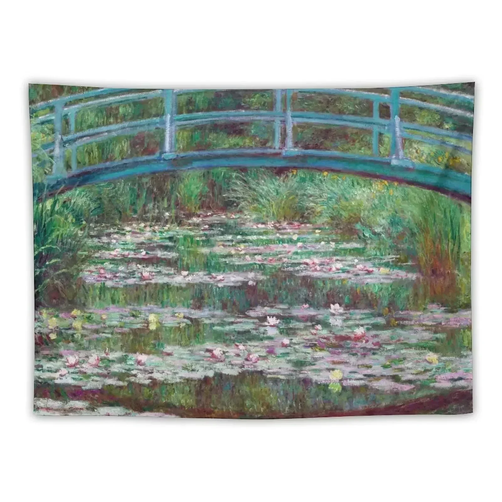 CLAUDE MONET JAPANESE FOOTBRIDGE AND WATER LILIES Tapestry Tapete For The Wall Tapestry
CLAUDE MONET JAPANESE FOOTBRIDGE AND WATER LILIES Tapestry Tapete For The Wall Tapestry