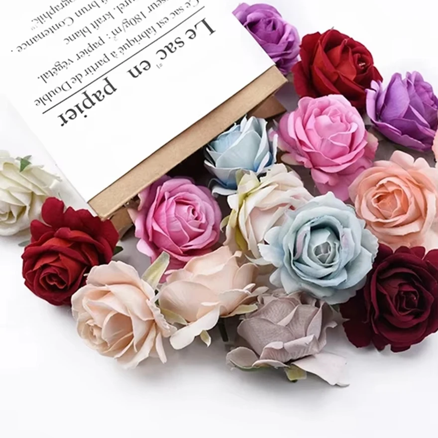40/80PCS 6CM Roses Head Photo Frame Accessory Wedding Decorative Flowers Wall Scrapbook Needlework Home Decor Artificial Flowers
40/80PCS 6CM Roses Head Photo Frame Accessory Wedding Decorative Flowers Wall Scrapbook Needlework Home Decor Artificial Flowers