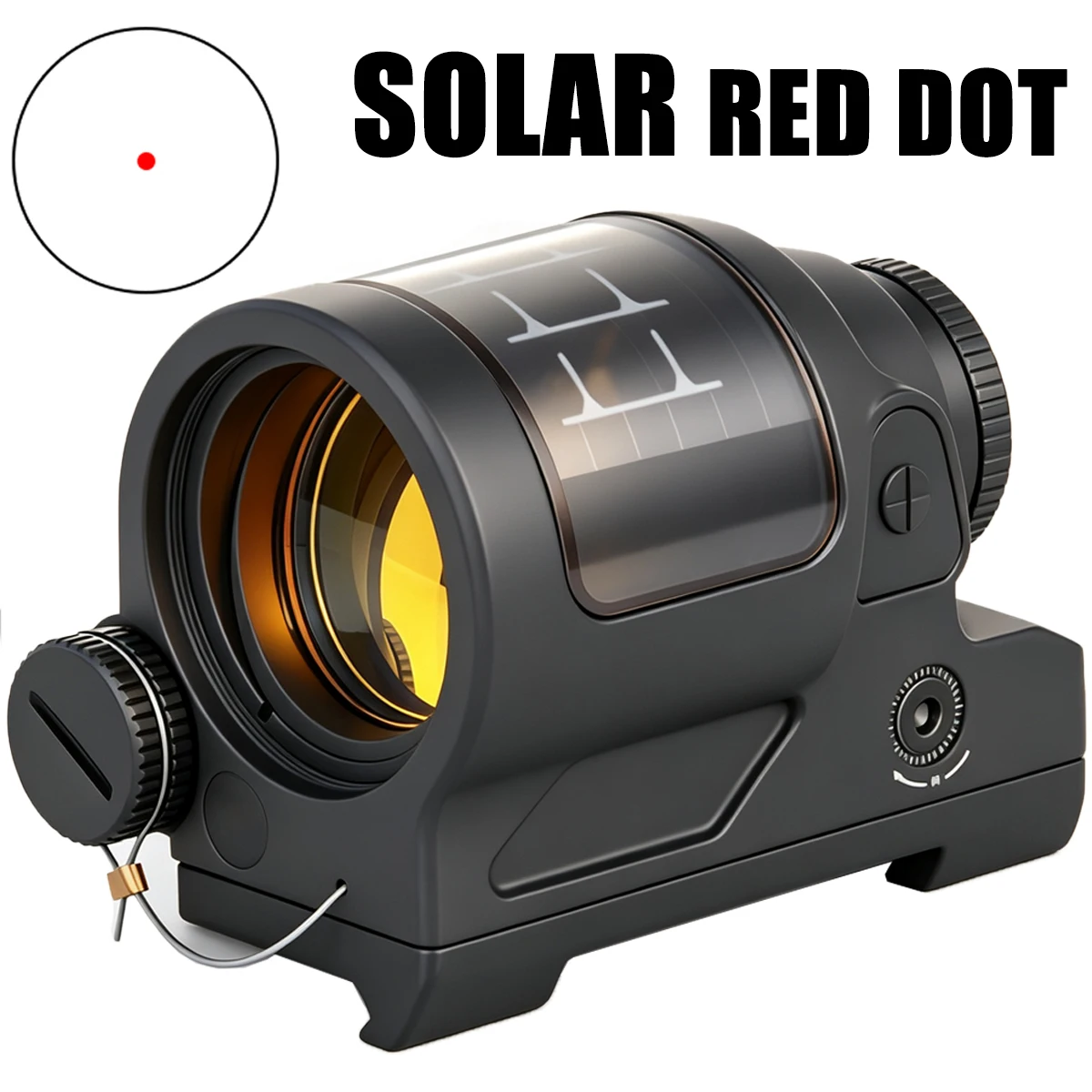 Tactical SRS Solar Power Red Dot Sight 1X38mm Hunting Optic Reflex Holographic Rifle Scope with 20mm QD Mount
Tactical SRS Solar Power Red Dot Sight 1X38mm Hunting Optic Reflex Holographic Rifle Scope with 20mm QD Mount
