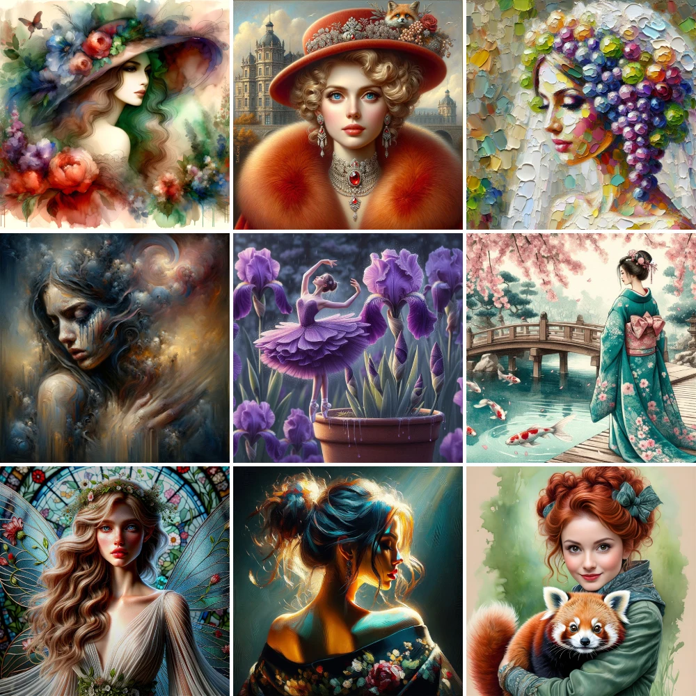 Portrait Girl Iris Printed Fabric 11CT Cross Stitch Kit Embroidery Handiwork Craft Handmade Handicraft Floss Package For Adults
Portrait Girl Iris Printed Fabric 11CT Cross Stitch Kit Embroidery Handiwork Craft Handmade Handicraft Floss Package For Adults