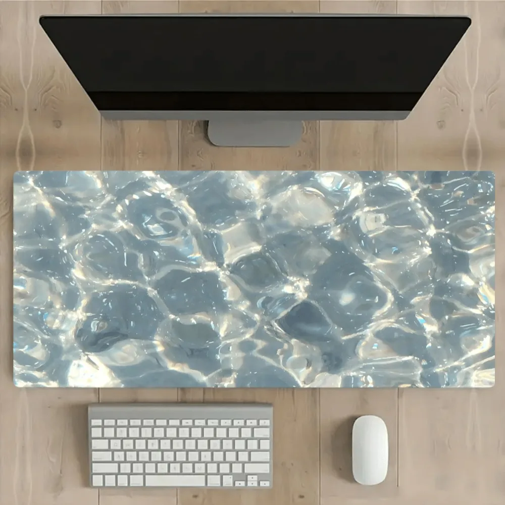 A niche style, high-end and simple water ripple pattern design, high-quality rubber sole mouse pad grande decoração setup gamer
A niche style, high-end and simple water ripple pattern design, high-quality rubber sole mouse pad grande decoração setup gamer