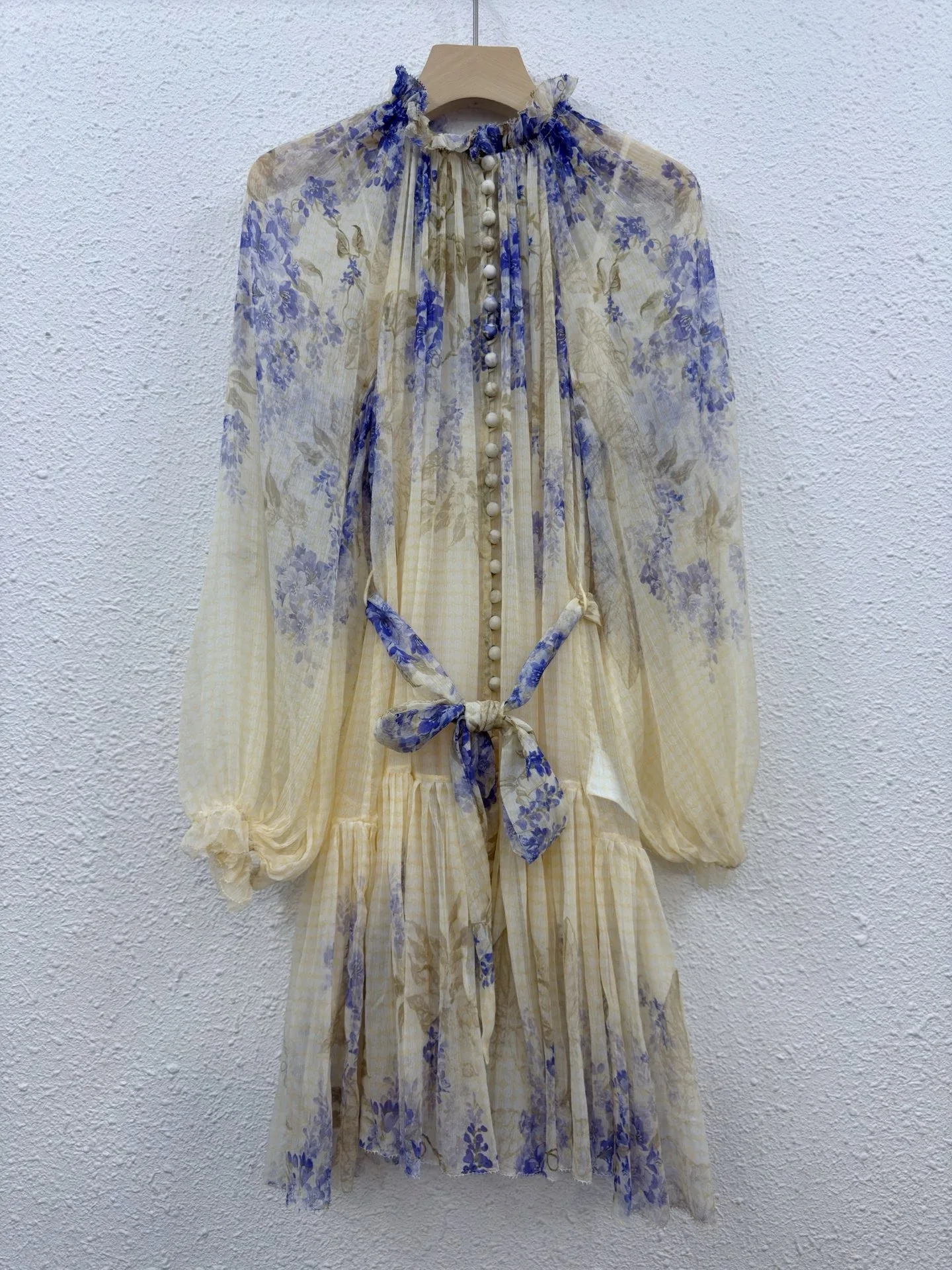 Women Vintage Purple Floral Print Chiffon Mini Dress Ruffle Collar Lantern Sleeve Tie Waist Bohemian Short Dress Holiday Beach
Women Vintage Purple Floral Print Chiffon Mini Dress Ruffle Collar Lantern Sleeve Tie Waist Bohemian Short Dress Holiday Beach