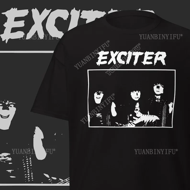 Exciter T-shirt Thrash Metal Tee Classic Speed Metal Band Merch for Thrasher Clothing Fans
Exciter T-shirt Thrash Metal Tee Classic Speed Metal Band Merch for Thrasher Clothing Fans