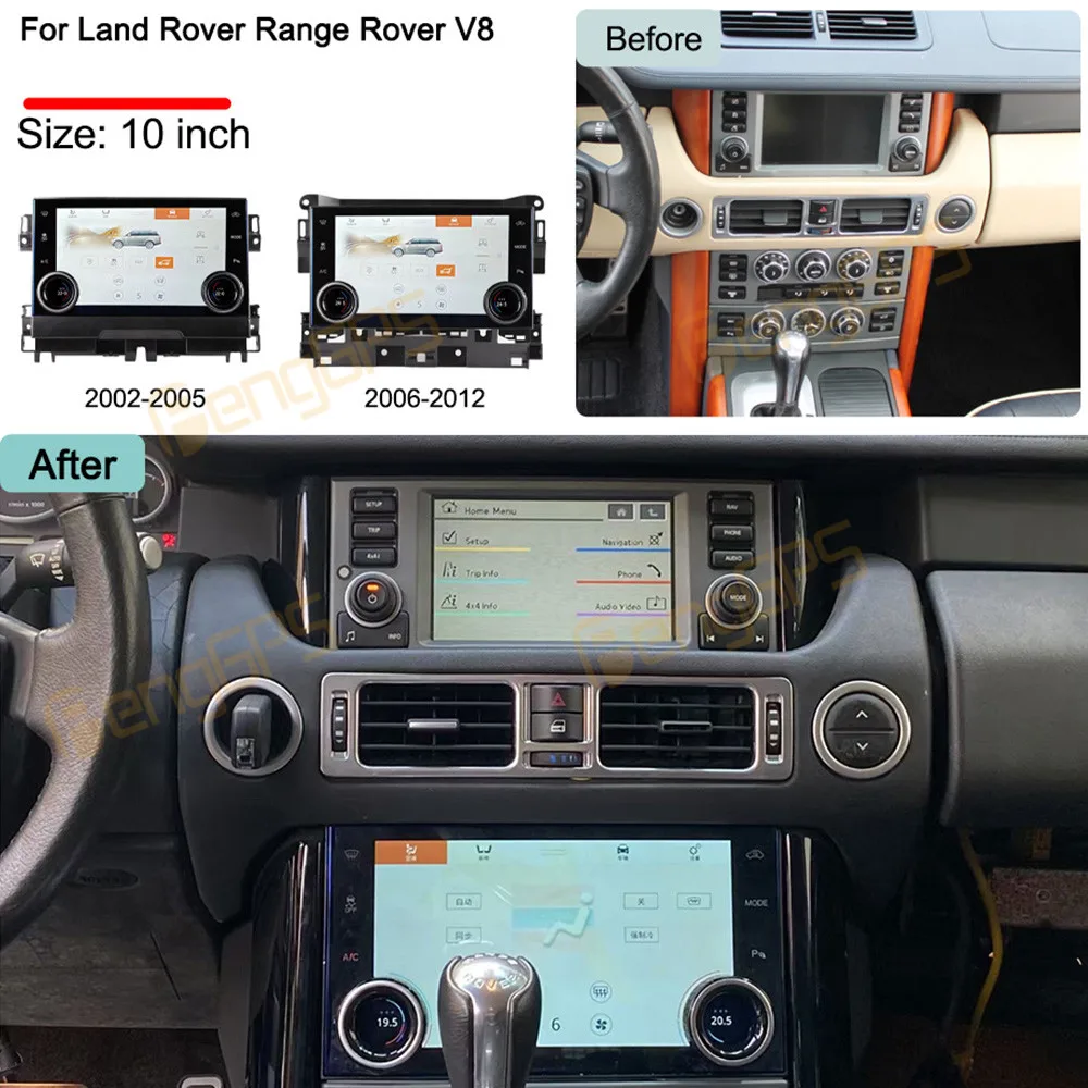 ЖК-панель кондиционера переменного тока для Land Rover Range Rover V8 L322 2002-2012 Кондиционер Climate Touch Konb Control
ЖК-панель кондиционера переменного тока для Land Rover Range Rover V8 L322 2002-2012 Кондиционер Climate Touch Konb Control