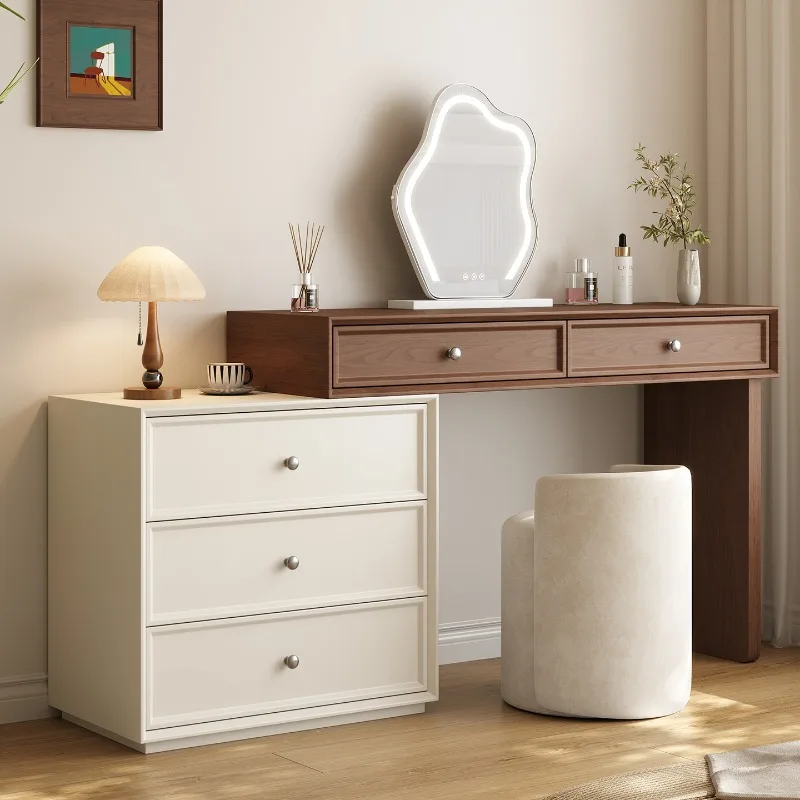 Wooden Large Vanity Table Luxury Nordic Accent Fashion Save Space Cute Dressing Table Relaxing Penteadeira Postmodern Furniture
Wooden Large Vanity Table Luxury Nordic Accent Fashion Save Space Cute Dressing Table Relaxing Penteadeira Postmodern Furniture