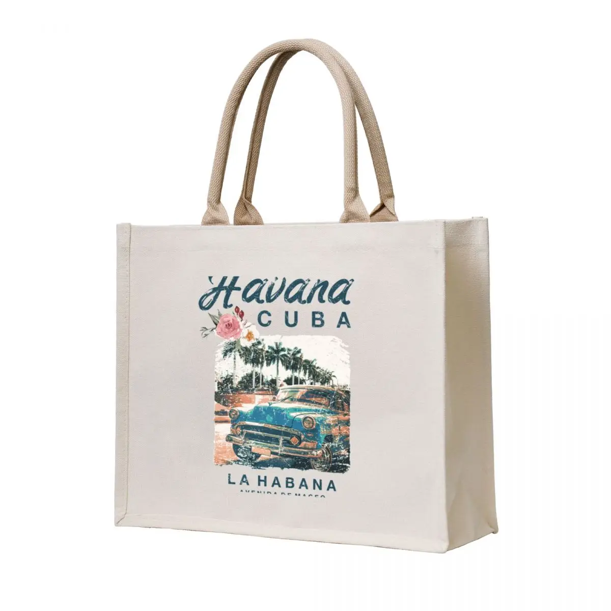 CUBA Havana Classic Car La Habana Vintage Cuban Tote Bag Women's shopper bag eco bag folding Canvas for women
CUBA Havana Classic Car La Habana Vintage Cuban Tote Bag Women's shopper bag eco bag folding Canvas for women