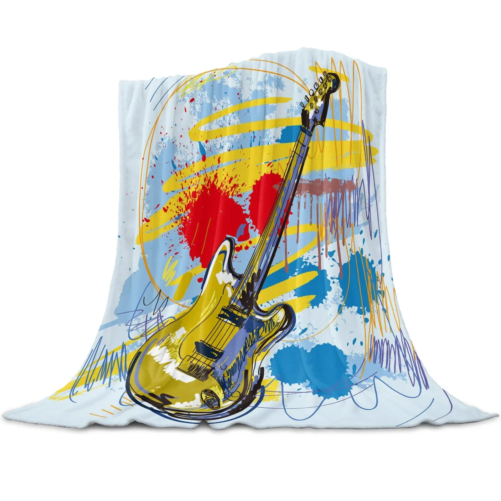 3d printed blanket Rock Music Guitar Flannel Blanket for Bed Sofa Portable Soft Fleece quilt for bedroom office bed sofa cover 
3d printed blanket Rock Music Guitar Flannel Blanket for Bed Sofa Portable Soft Fleece quilt for bedroom office bed sofa cover