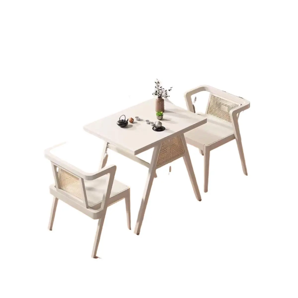 Walnut balcony three-piece solid wood one table and two chairs creative leisure tea table and chair combination small apartment
Walnut balcony three-piece solid wood one table and two chairs creative leisure tea table and chair combination small apartment