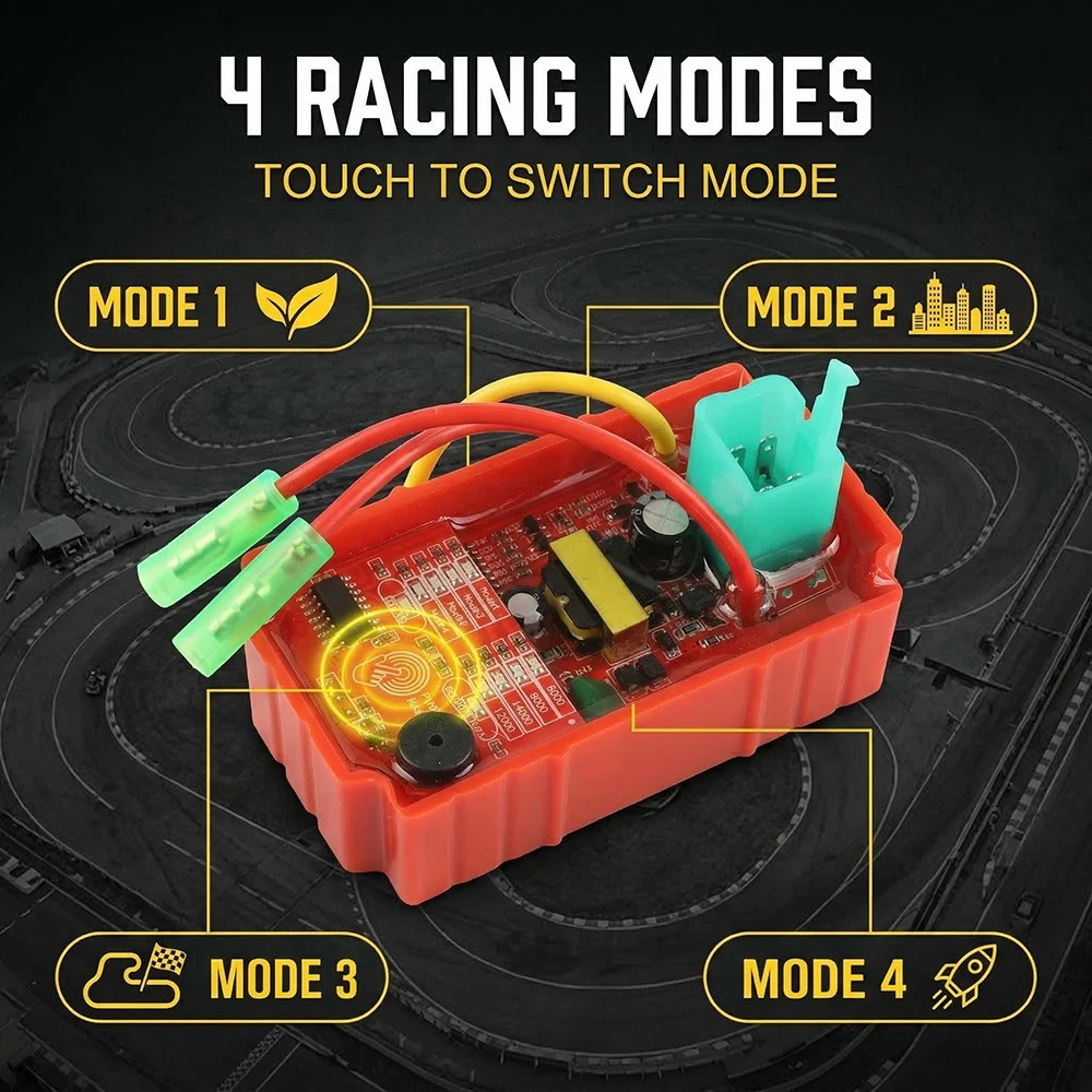 RACING DC AC 4PIN CDI Ignition Smart Touch Unit Speed Limit For V-Blade 250 ATV AKT110S CD110 TC100 VENTO Rocketman250 Tornado
RACING DC AC 4PIN CDI Ignition Smart Touch Unit Speed Limit For V-Blade 250 ATV AKT110S CD110 TC100 VENTO Rocketman250 Tornado