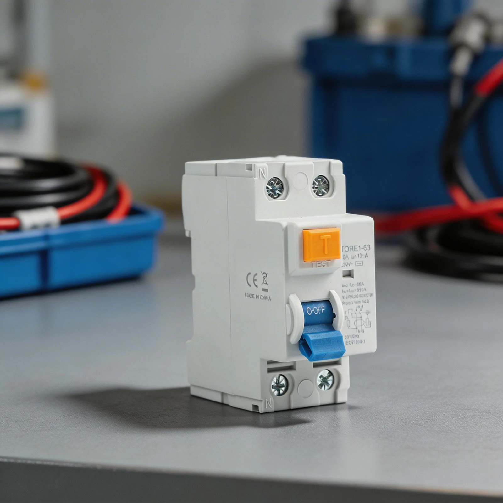2 Pole 1063A 10mA Differential Circuit Breaker Safety Switch 6KA 230V with Clear Wiring Diagram and Plastic Housing
2 Pole 1063A 10mA Differential Circuit Breaker Safety Switch 6KA 230V with Clear Wiring Diagram and Plastic Housing