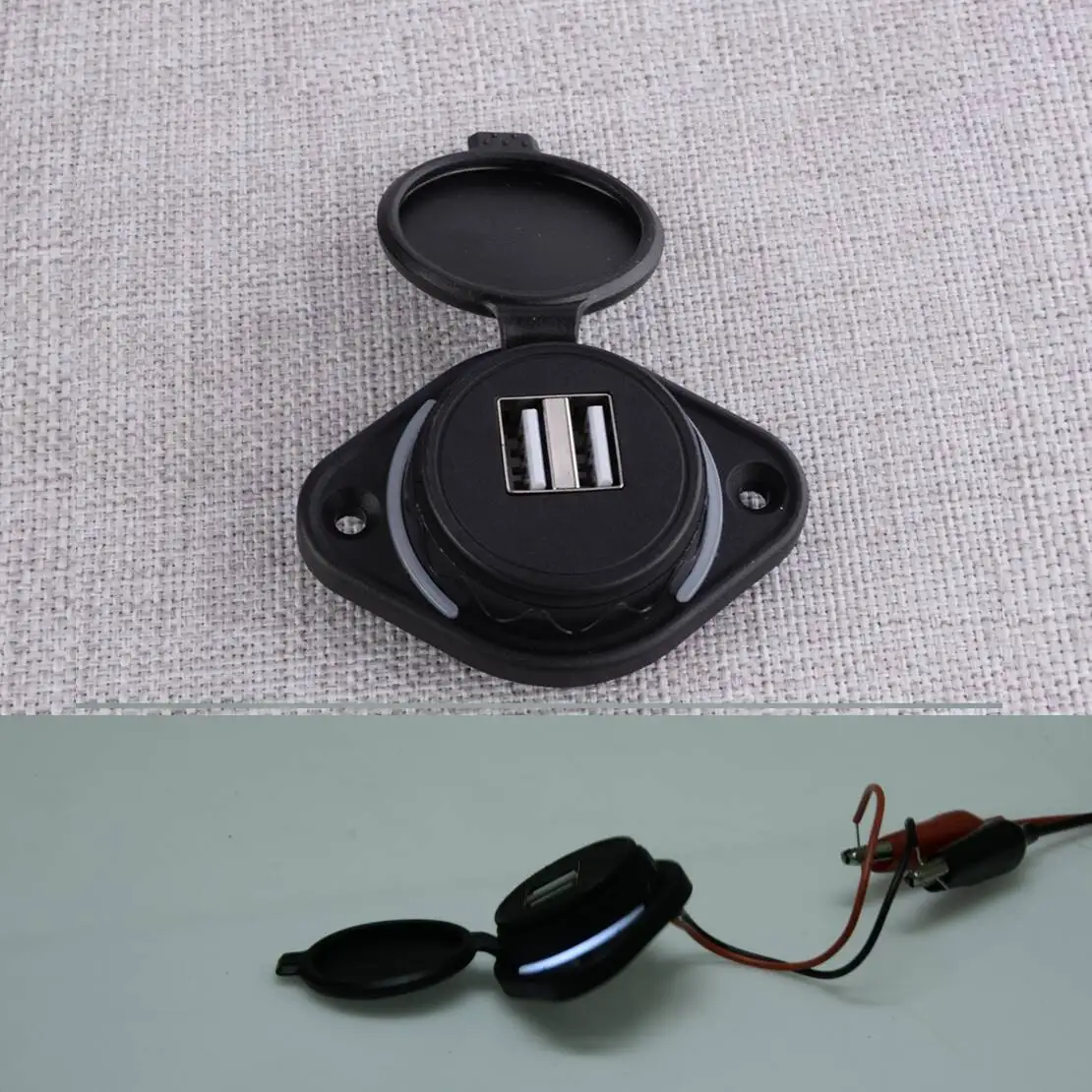 Двойная USB-розетка для зарядного устройства, панель для зарядки, адаптер для зарядки, подходит для автомобиля, мотоцикла, лодки, грузовика, автобуса, дома на колесах, кемпера, квадроцикла
Двойная USB-розетка для зарядного устройства, панель для зарядки, адаптер для зарядки, подходит для автомобиля, мотоцикла, лодки, грузовика, автобуса, дома на колесах, кемпера, квадроцикла